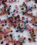 100 Natural Multi Sapphire Raw Gemstones