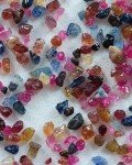 100 Natural Multi Sapphire Raw Gemstones