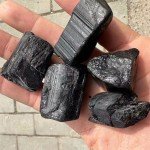 Raw Black Tourmaline Gravel Crystal for Healing
