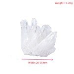 Raw White Quartz Crystal Cluster for Home Decor