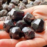 Raw Natural Red Garnet Gemstone Healing Stone