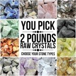 2 Lbs Raw Crystals - Choose Your Favorites