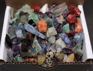 Mixed Gemstone Crystal Specimens – 1/2 lb Collection