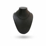 Elegant Gold Plated Black Spinel Beaded Necklace