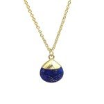Lapis Lazuli Pendant Necklace - September Birthstone