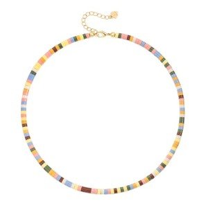 Colorful Bohemian Pearl & Lava Bead Choker
