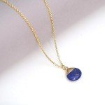 Lapis Lazuli Pendant Necklace - September Birthstone
