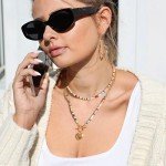 Colorful Bohemian Pearl & Lava Bead Choker