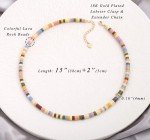 Colorful Bohemian Pearl & Lava Bead Choker