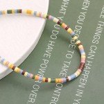 Colorful Bohemian Pearl & Lava Bead Choker