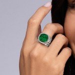 Vintage Braid & Leaf Sterling Silver Ring