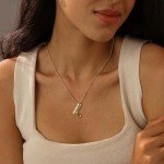 Personalized 14k Gold Initial Balloon Necklace for Women