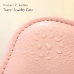 Personalized Leather Travel Jewelry Case for Women