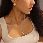 Personalized 14k Gold Initial Balloon Necklace for Women