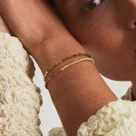 Gold Plated Hematite & Epidote Layered Bracelet