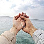 Personalized Gold Infinity Name Necklace with Heart