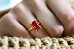 Stunning Ruby Ring - Custom Handmade Jewelry