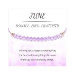 Moonstone June Birthstone Bracelets for Women