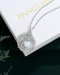 Opal Tree of Life Birthstone Necklace for Women
