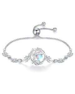 Tree of Life June Birthstone Bracelet for Women