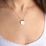 18K Gold Plated May Birth Flower Necklace
