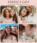 Dainty Gold Peridot Birthstone Necklace for Women