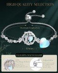 Tree of Life June Birthstone Bracelet for Women