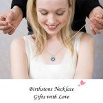 June Birthstone Necklace: Created Alexandrite Heart Charm