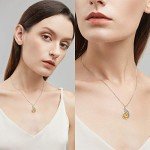 Citrine Birthstone Necklace in 925 Sterling Silver