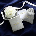 January Birthstone Garnet Pendant Necklace in Silver