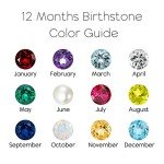 Citrine Birthstone Necklace in 925 Sterling Silver