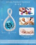 Turquoise Infinity Necklace for Women’s Birthdays