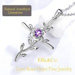 Amethyst Necklace for Women - February Birthstone Jewel