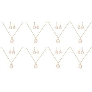 Gold Bridesmaid Jewelry Set - 8 Piece Gift