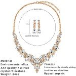 Bridal Gemstone Jewelry Set: Necklace, Bracelet, Earrings