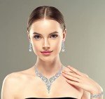 Austrian Crystal Bridal Jewelry Set for Weddings