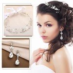 Elegant 5-Piece Rhinestone Bridal Jewelry Set