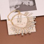 Bridesmaid Jewelry Set - Austrian Crystal Necklace & Earrings