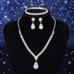 Stunning Rhinestone Bridal Jewelry Set for Weddings
