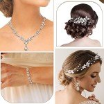 Elegant 5-Piece Rhinestone Bridal Jewelry Set