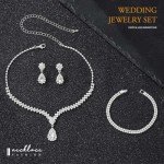 Stunning Rhinestone Bridal Jewelry Set for Weddings