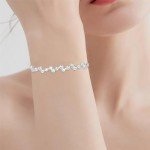 Elegant Silver Gemstone Jewelry Set for Weddings