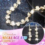Aukmla Bridal Wedding Jewelry Set with Rhinestones