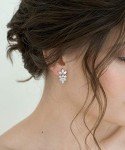 Marquise Cubic Zirconia Bridal Stud Earrings