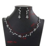Elegant Crystal Bridal Jewelry Set with Earrings