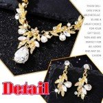 Elegant Gold Crystal Rhinestone Bridal Jewelry Set