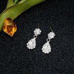 Elegant Silver Crystal Jewelry Set for Weddings
