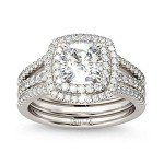 Elegant 925 Sterling Silver Gemstone Band Ring Set