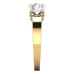 1.06 Carat Round Zircon Solitaire Wedding Ring