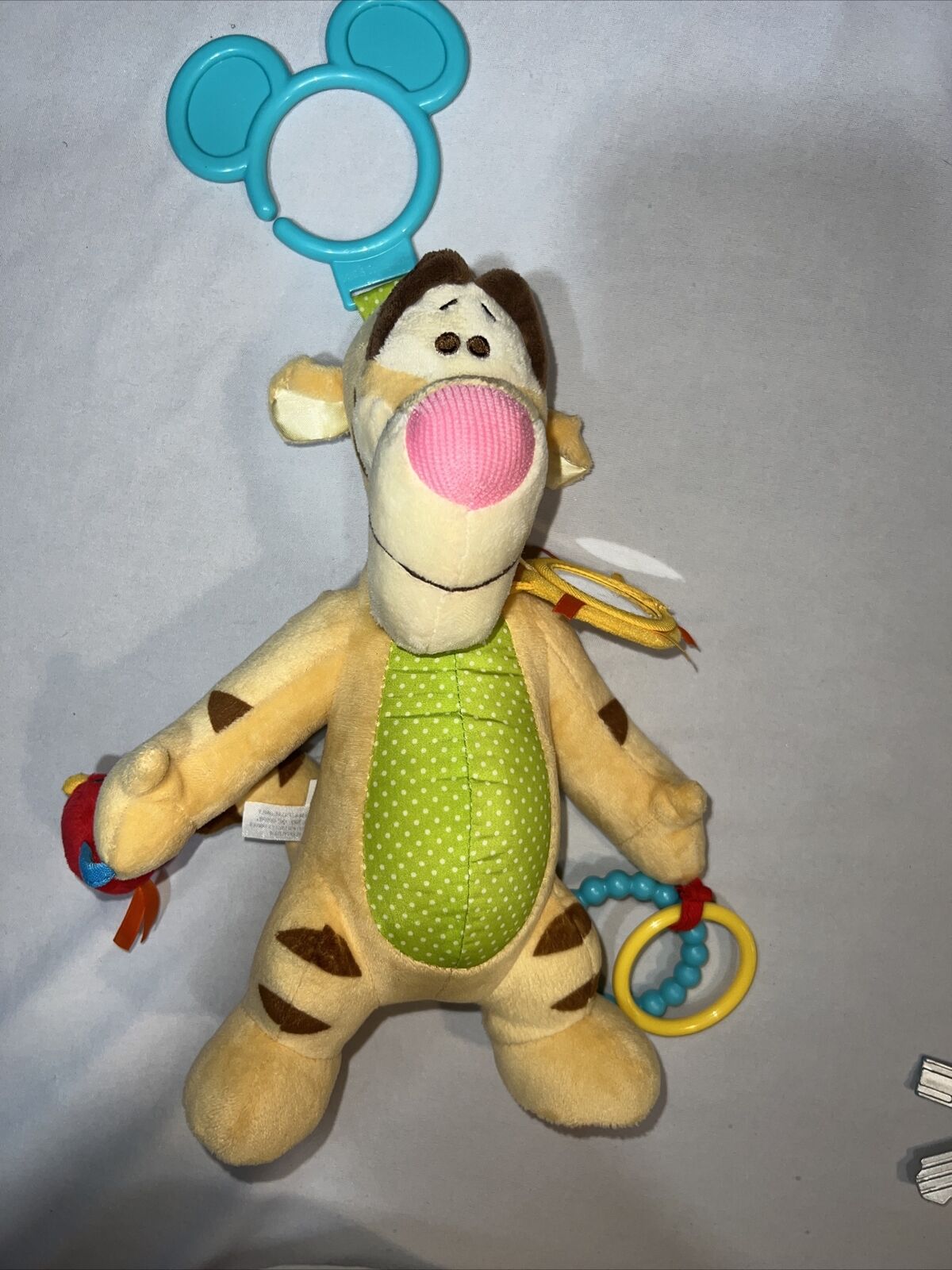 6-Piece Bluish Baby Rattles and Teethers Set